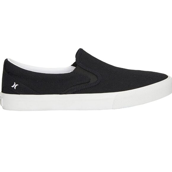 Hurley 9.5 Sneaker Men Arlo Slip On Loafer Canvas Casual Retro Classic Shoe - Picture 2 of 12